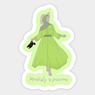 Modesty is Precious Sticker